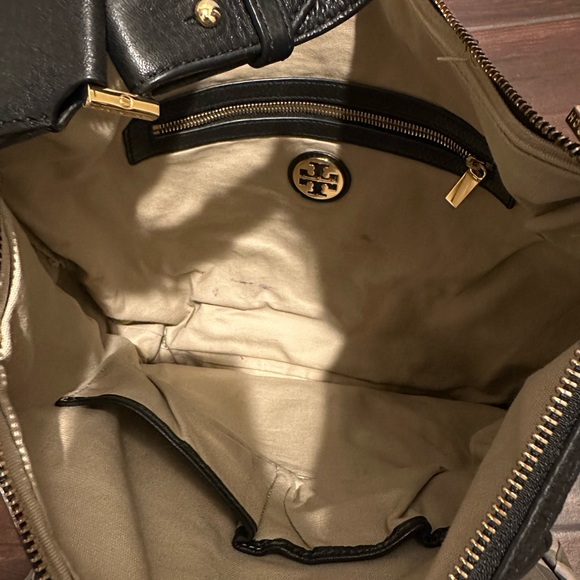 Tory Burch Black Leather Hobo Bag - Picture 3 of 3